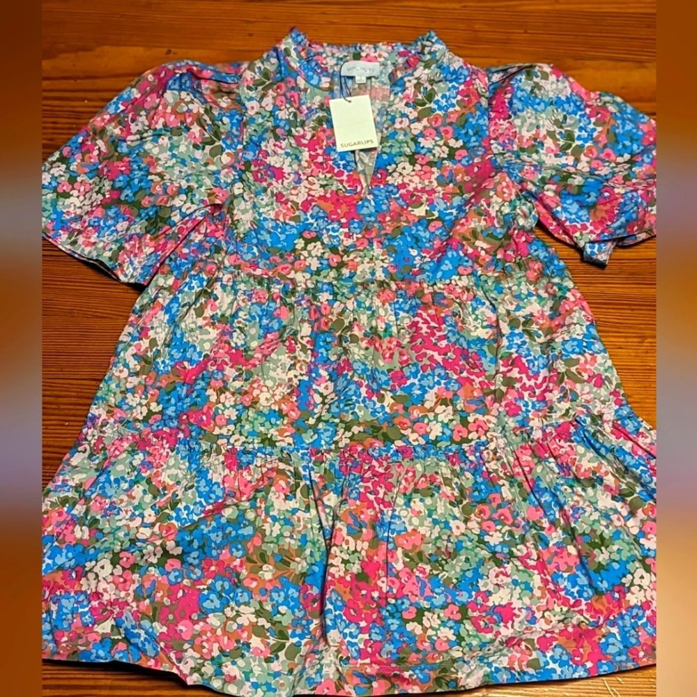 SugarLips Floral Dress with Pockets